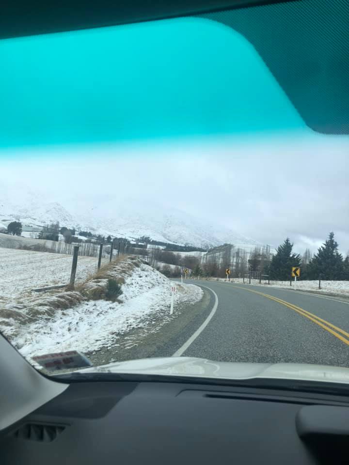 Driving to Cardrona
