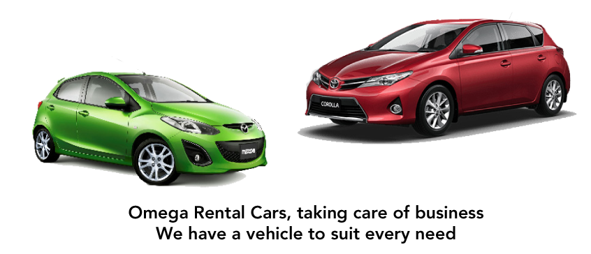 Omega Rental Cars modern vehicles