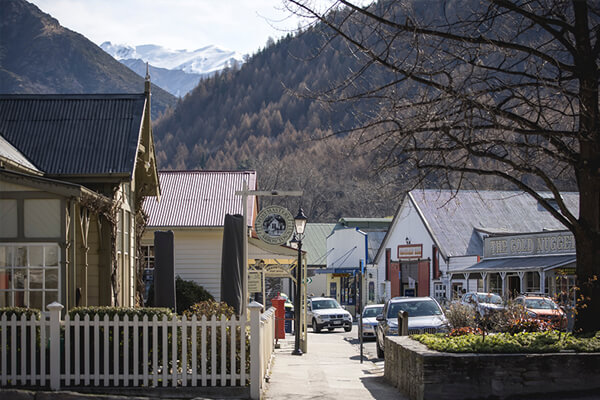 Main strip of Arrowtown.