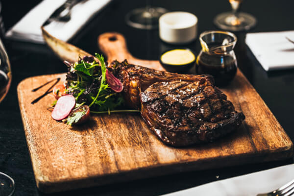 Delicious steak from Botswana Butchery.