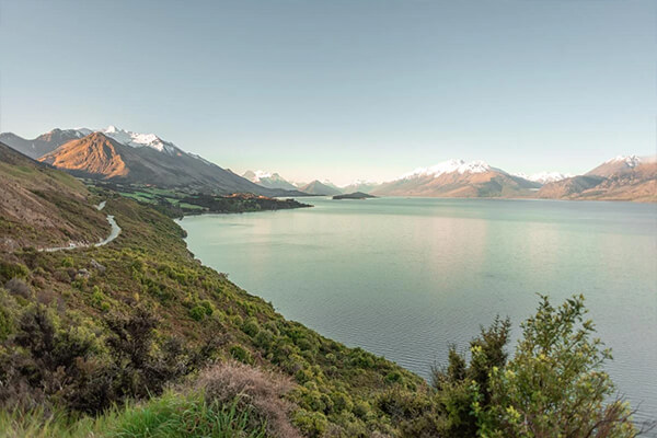 Sunset view from Bennetts Bluff Lookout.