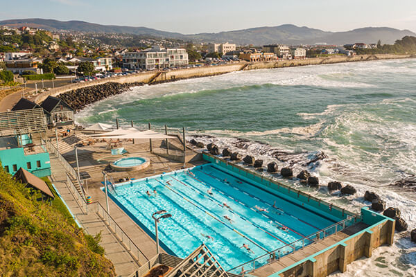 St Clair Salt Water Pool.