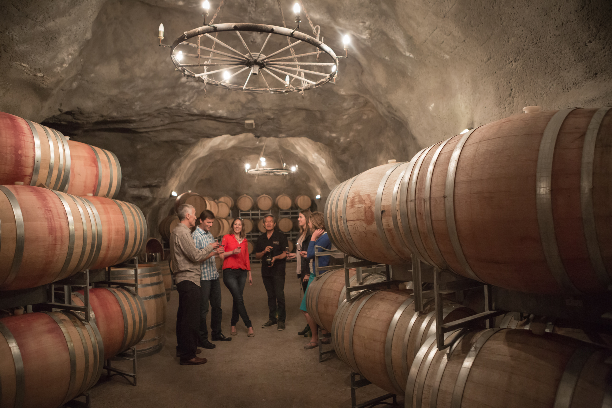 Underground wine cave