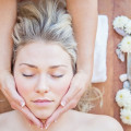 A woman enjoying a facial treatment at Queenstown's Body Sanctum Spa.