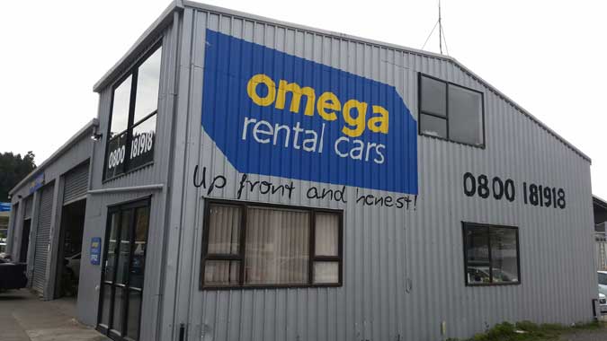 Omega Rental Cars office in Picton.