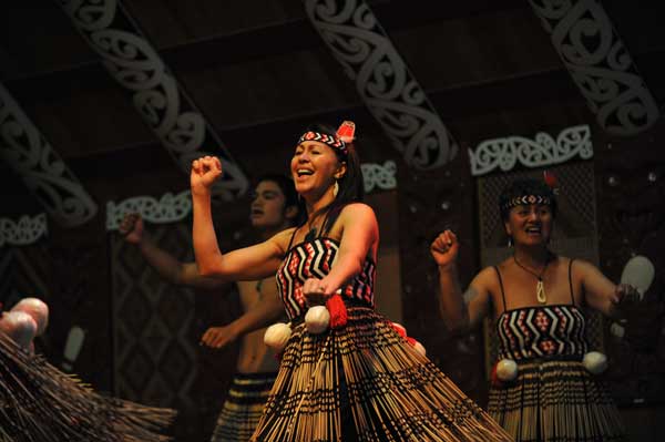 Maori Cultural Performance at Te Puia