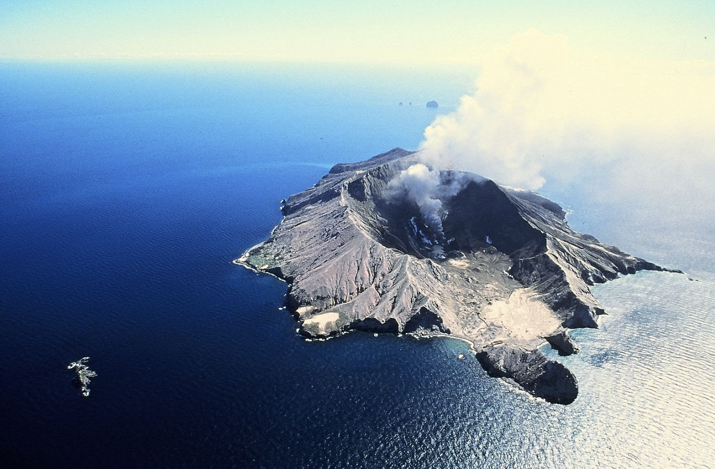 White Island aerial view