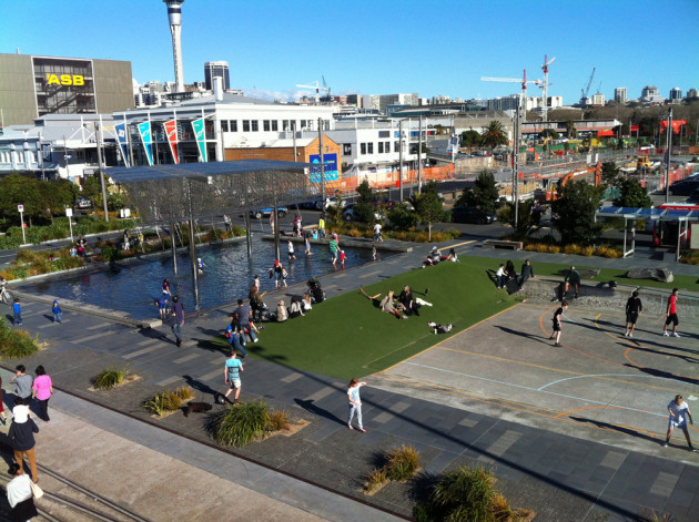 Wynyard Quarter in AUckland